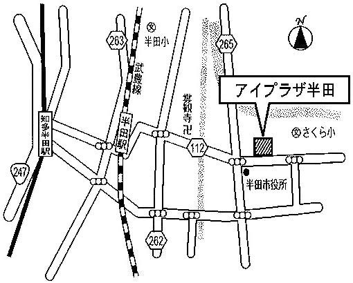 アイプラザ半田地図